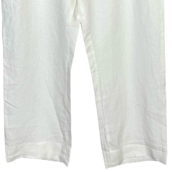 Vince Men's Cream Lightweight Hemp Pant Chinos Beach Resortwear - Picture 7 of 12